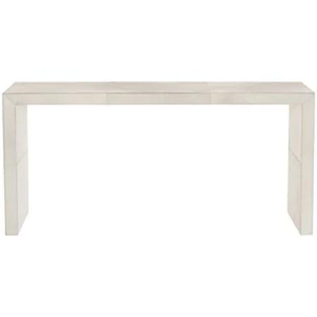Contemporary Console Table with Hide Finish